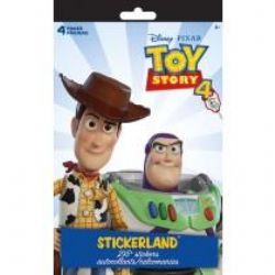 LIVRET D'AUTOCOLLANTS  HISTOIRE DE JOUETS (TOY STORY) - 4 PAGES
